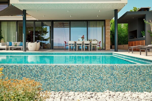 Opvarmet pool