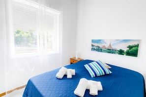 2 Schlafzimmer, Bettwäsche aus ägyptischer Baumwolle