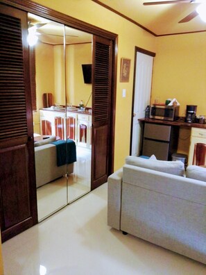 Interior - Cozy Studio Apart.,Free Airport pickup/dropoff (Ladyville)