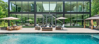 Private Oasis - Glass Villa - East Hampton - Pool