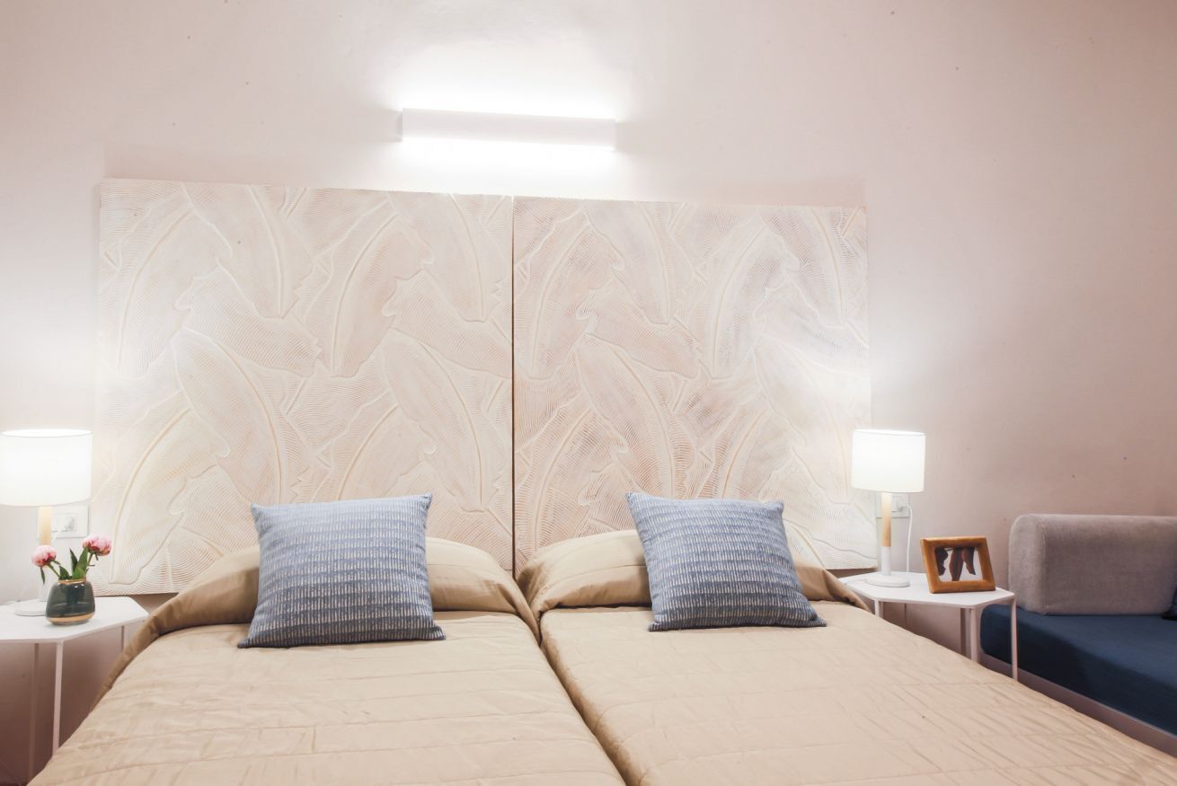 2 habitaciones, tabla de planchar con plancha y wifi 