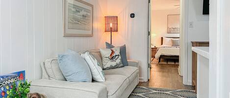 1 sovrum, internet och sängkläder