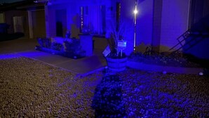 A residential house with a driveway and a front yard.
