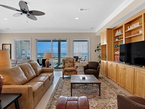 Smart TV - Beach Castle, E/W. 16BR duplex. Sleeps 54. Large Pool! Decks. Beachfront. Value! (Gulf Shores)