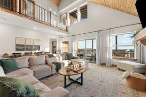 Smart TV, fireplace, video games