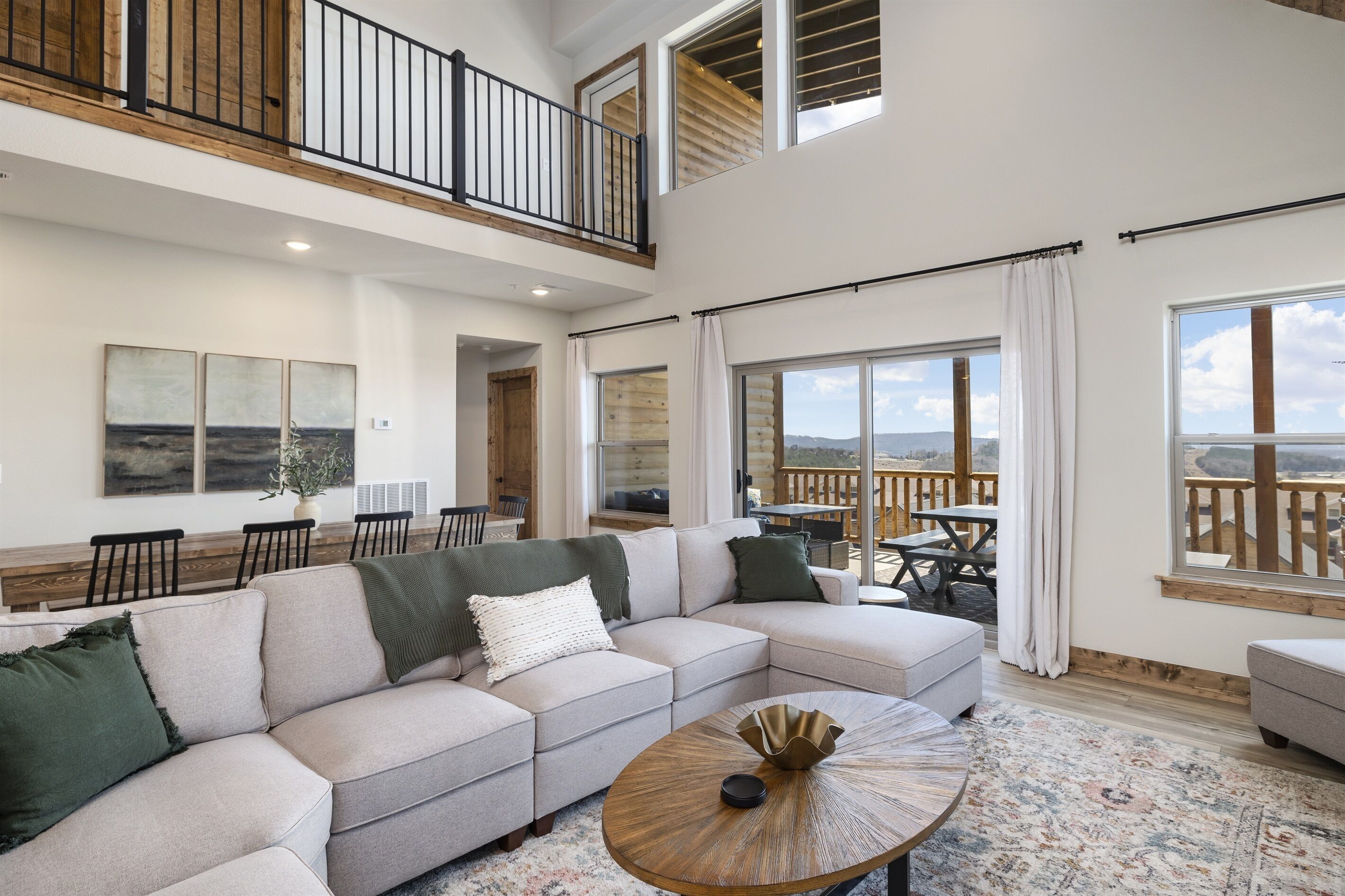 Smart TV, fireplace, video games