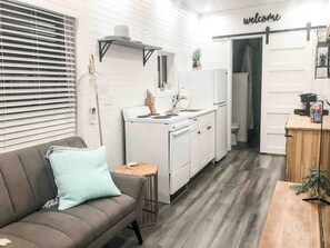 Interior - Grae's Casita- FBG's 1st Shipping Container BNB (Fredericksburg)