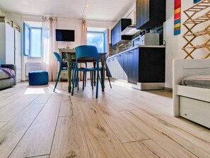 Dining - 'Loft Azzurro Centro Storico' Studio with Air Conditioning (Rio Marina)