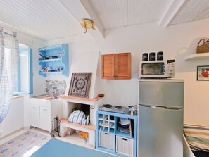 Interior - 'Loft Azzurro Centro Storico' Studio with Air Conditioning (Rio Marina)