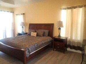 5 bedrooms, travel cot, WiFi, bed sheets