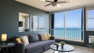 Apartamento, vista para o oceano | 1 quarto, Wi-Fi de cortesia