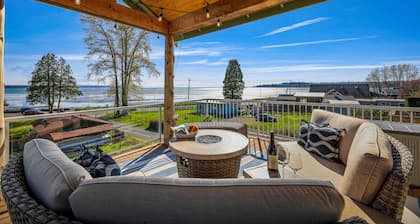 The Perch | Birch Bay Views · Fire Deck · Beach