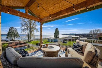 The Perch | Birch Bay Views · Fire Deck · Beach