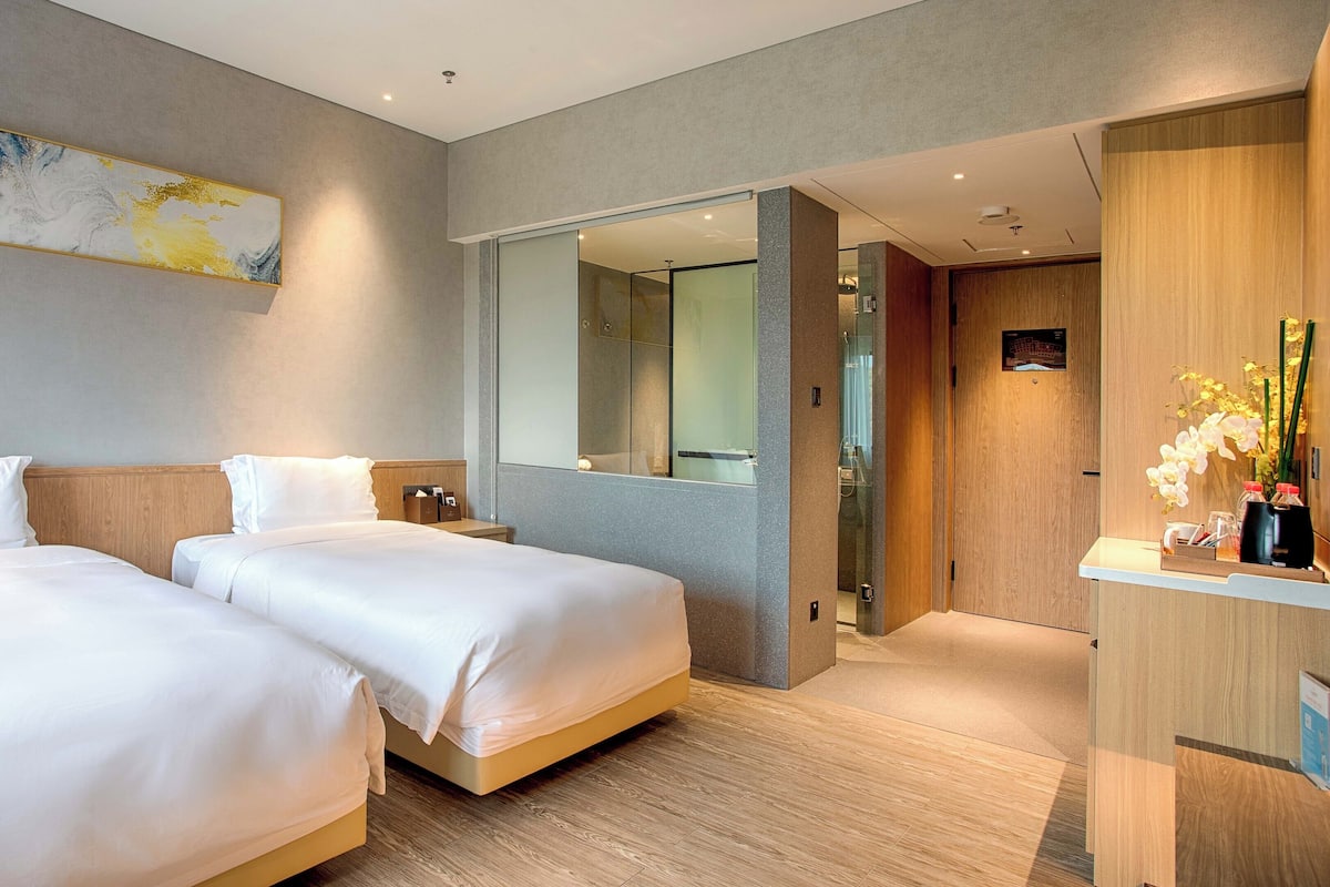 Superior Twin kamer, uitzicht op bergen | 1 slaapkamer, donzen dekbedden, een laptopwerkplek, gratis wifi