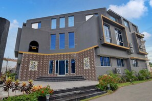 Overnatningsstedets facade