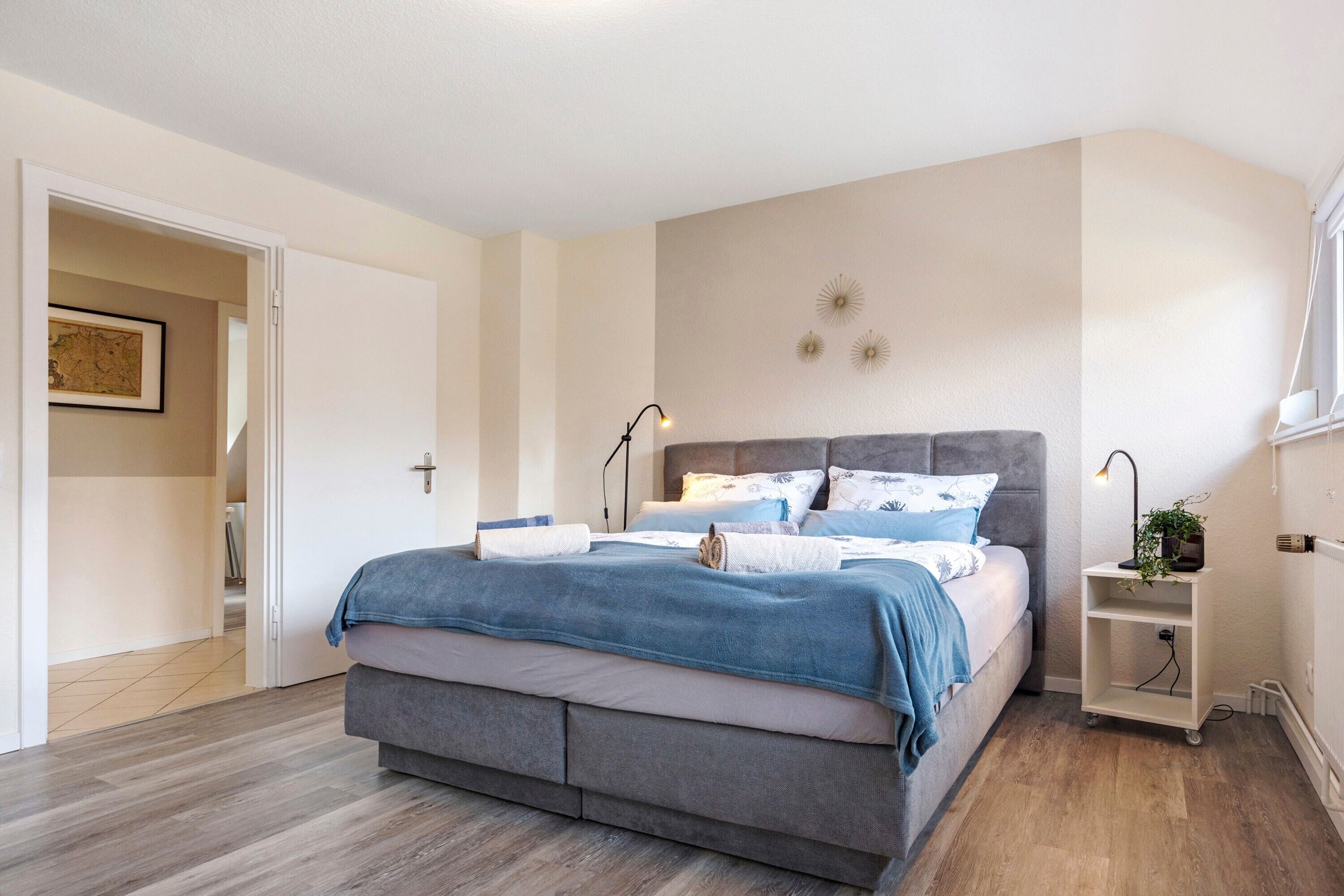 2 Schlafzimmer, Bügeleisen/Bügelbrett, kostenloses WLAN, Bettwäsche