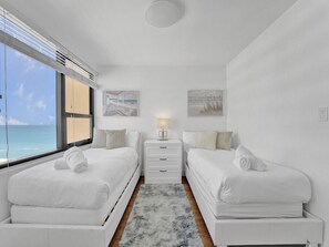 2 bedrooms, iron/ironing board, travel crib, free WiFi