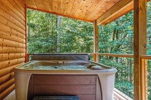 Idromassaggio all'aperto