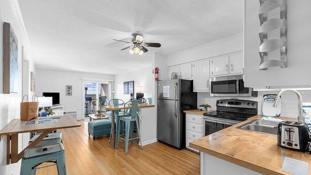 Private kitchen - Relaxing Oceanview 2BR Condo in North Myrtle Beach (North Myrtle Beach)