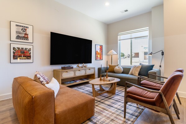 Smart-tv en een kantoor