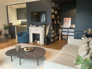 Living area - Montmartre Magnifique Appartement vue Sacré Cœur (Paris)