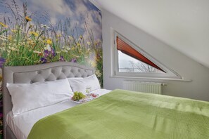 1 soverom, individuelt dekorert og individuelt innredet