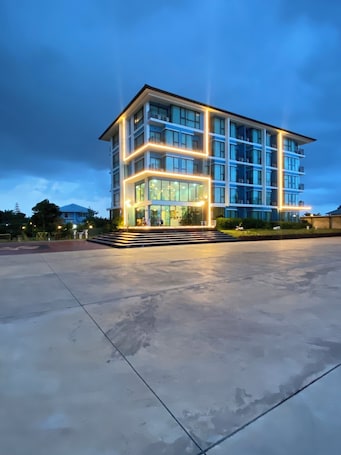 Front of property. arunsakhon luxury condo