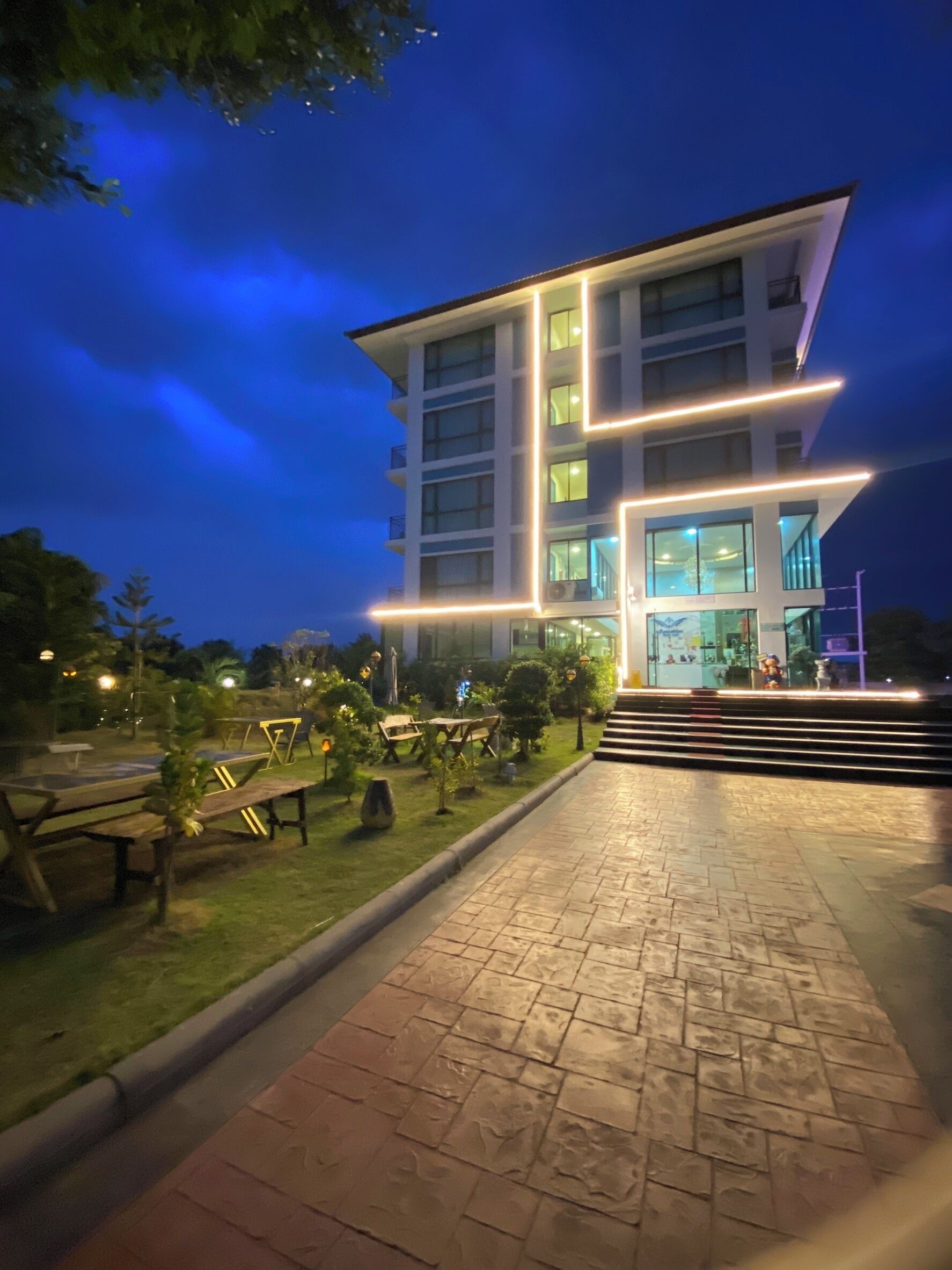 Fassade der Unterkunft