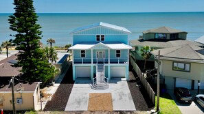 Exterior - Beachfront retreat w views, games, hot tub & more! (Flagler Beach)