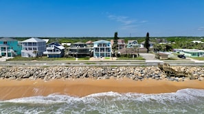 Exterior - Beachfront retreat w views, games, hot tub & more! (Flagler Beach)