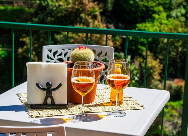 Comfort appartement, uitzicht op wijngaard | Terras