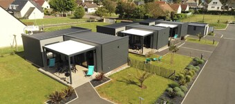 Residence Belle Plage: "Bois Flotté" chalet, 300m from Gold Beach (D-Day landing beach)