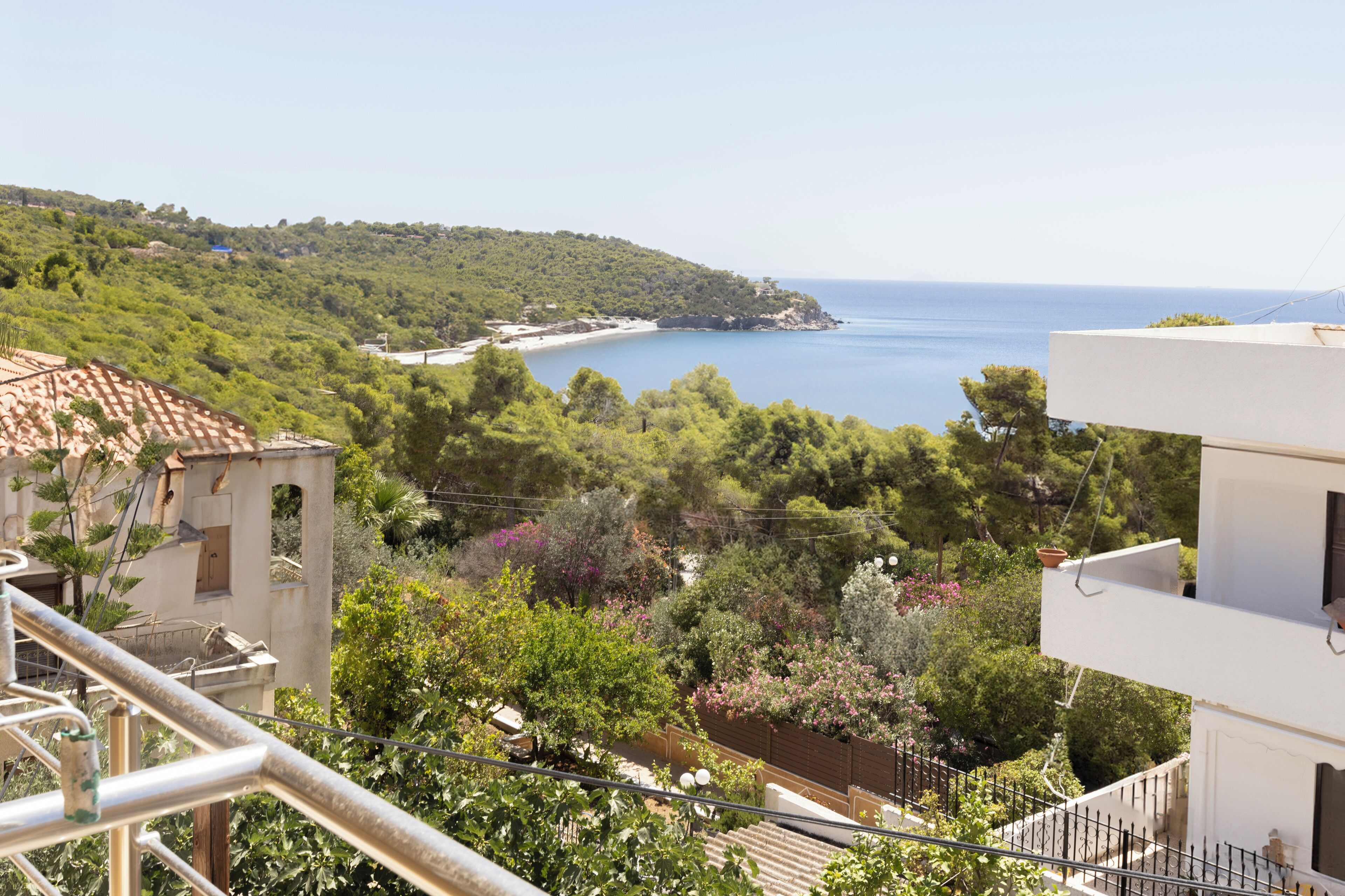 Standard Double Room, Beach View | Desk, laptop workspace, soundproofing, iron/ironing board