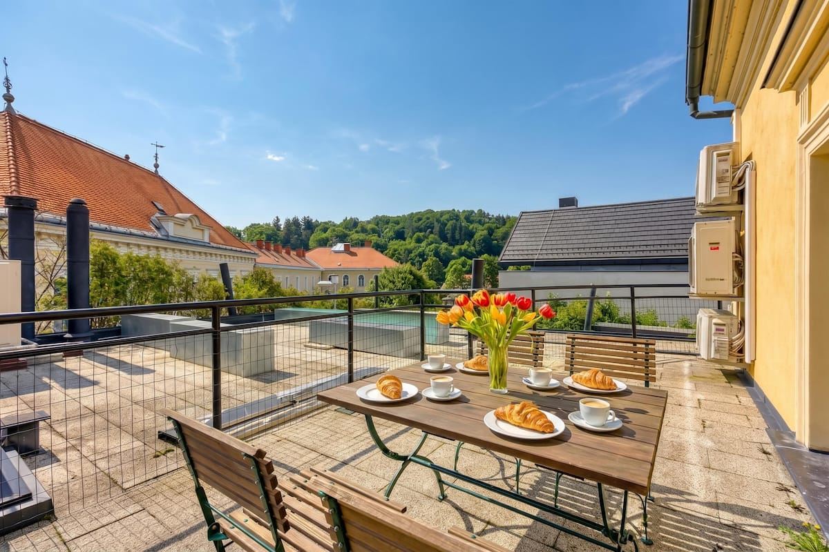 Estudio familiar, terraza (Jantar 2 Studio with Terrace Novo) | Restaurante al aire libre