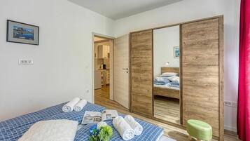 패밀리 아파트, 침실 여러 개 (Apartments Jantar - Two Bedroom n.3) | 무료 WiFi, 침대 시트