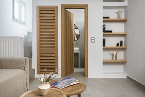 Living area - P Square Luxury Villas Naxos (Naxos)