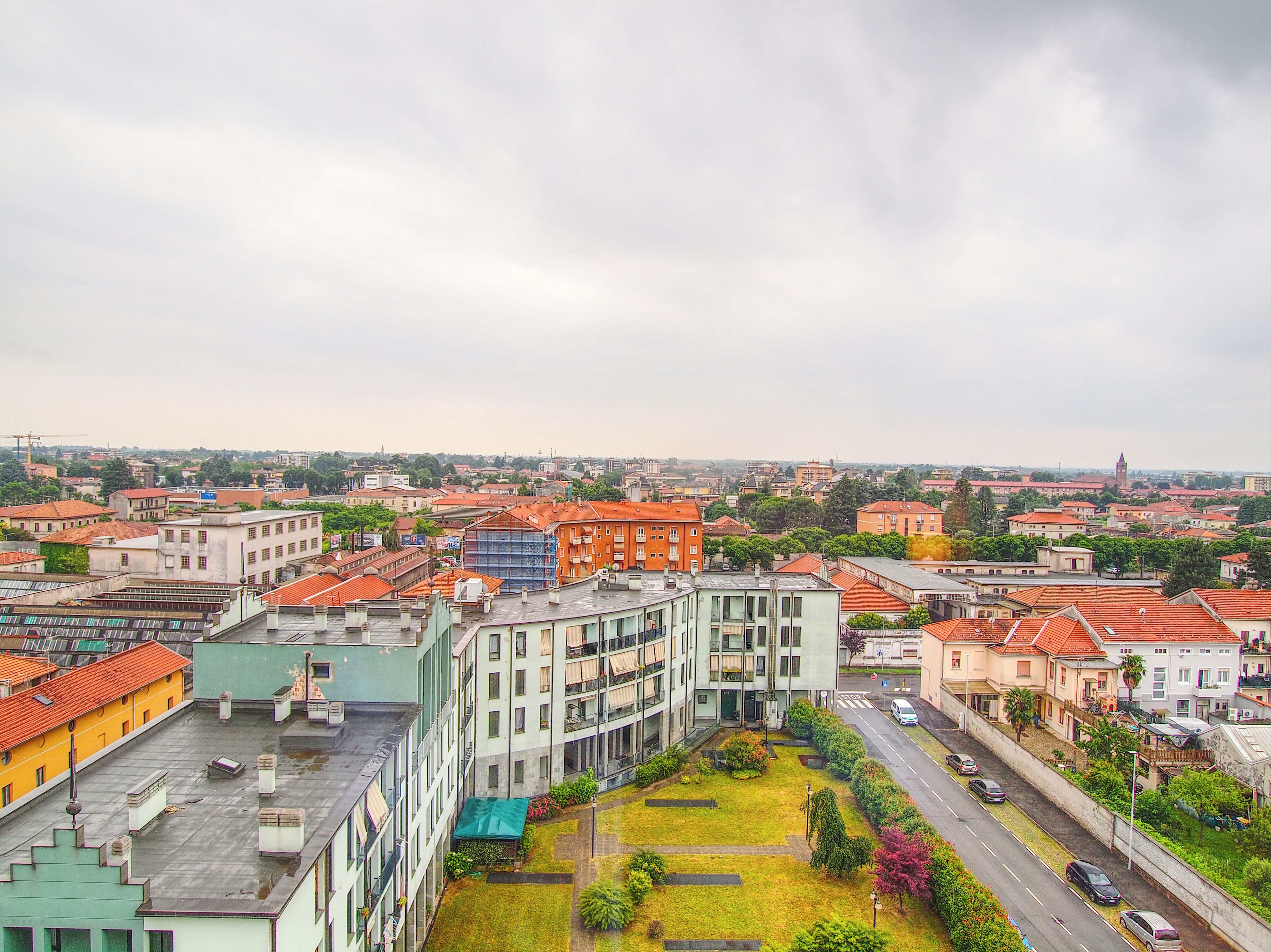 Pemandangan kota dari properti