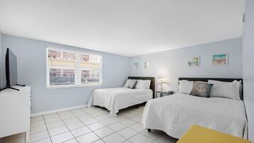 2 bedrooms, iron/ironing board, travel crib, WiFi