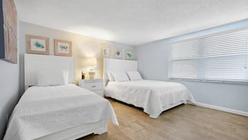 2 bedrooms, iron/ironing board, travel crib, WiFi