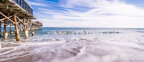 On the beach