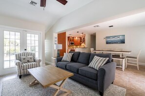 TV connectée, cheminée, espaces bureaux