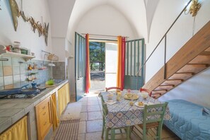 Standard Villa, Multiple Bedrooms, 2 Bathrooms (Masseria Le Palmentelle Pool And) | Dining - Masseria Le Palmentelle Pool And Garden (San Donato di Lecce)