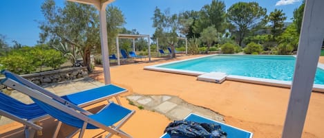 Villa estándar, 2 habitaciones, 2 baños (Masseria Le Palmentelle Pool And) | Alberca | Alberca al aire libre por temporada
