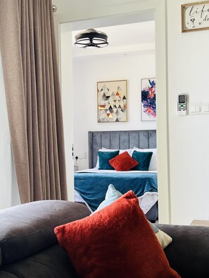 2 bedrooms, free WiFi, bed sheets - Serenity Haven - Luxury 2-bed Apartment in Accra (Sakumono)