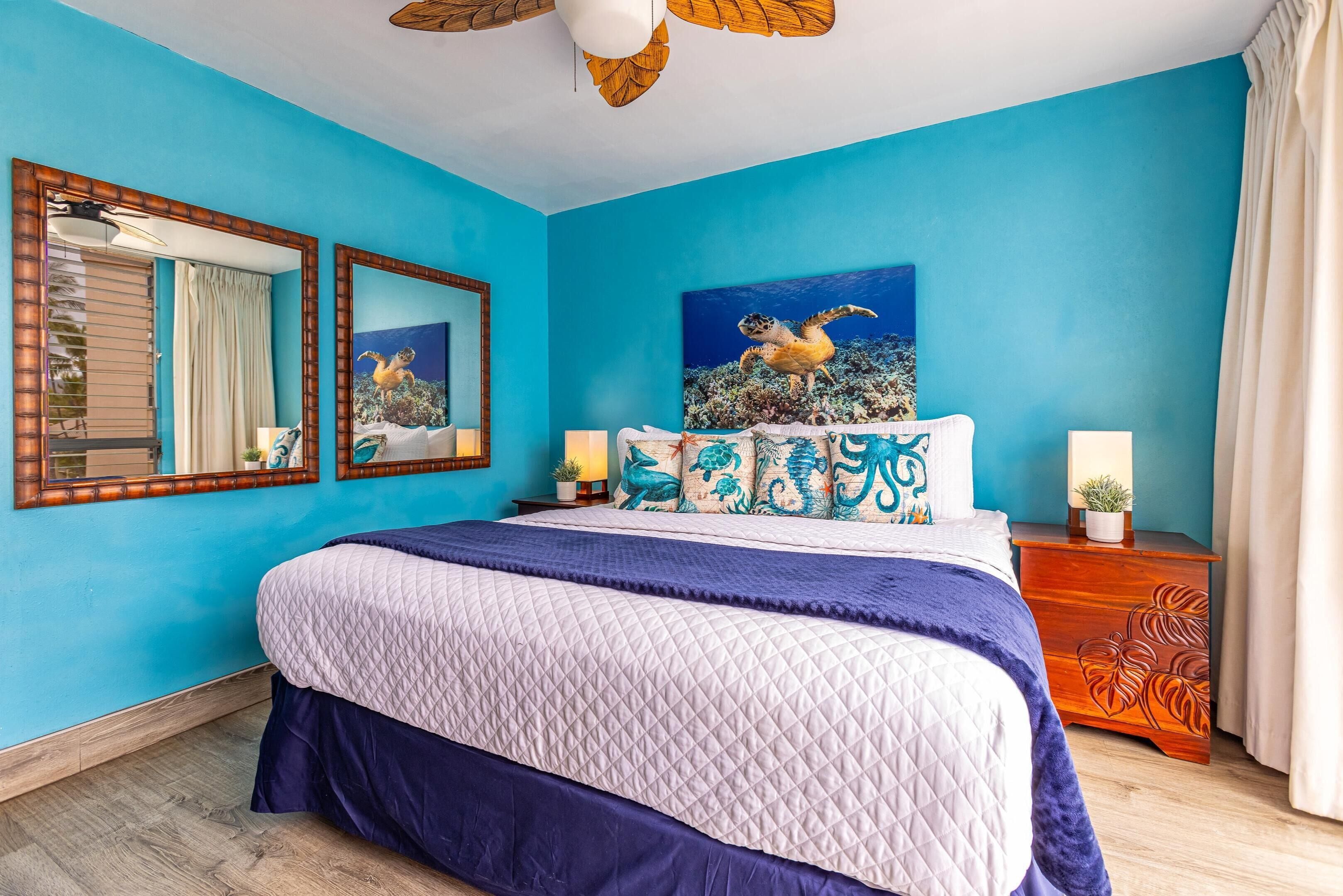 2 bedrooms, in-room safe, iron/ironing board, free WiFi