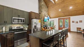 Fridge, microwave, oven, stovetop - Pool Me Once: Dive Headfirst into Your Perfect Smoky Mountain Getaway! (Sevierville)