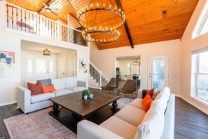 TV connectée, cheminée