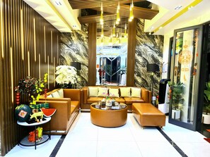 Sitteområde i lobbyen