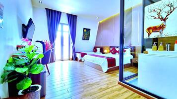 Minibar, desk, soundproofing, free WiFi