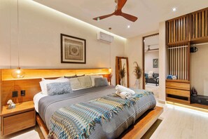 2 bedrooms, desk, iron/ironing board, travel cot - Stunning 2BR with Plunge Pool - Rooftop Sea Views (Playa del Carmen)